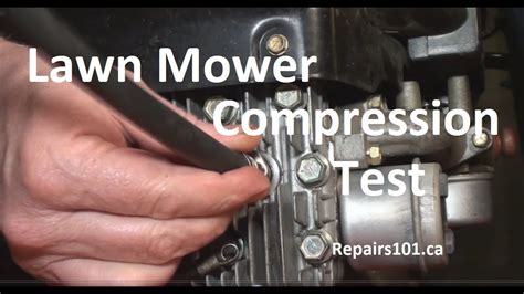 compression tester lawn tractor|high compression lawn mower engine.